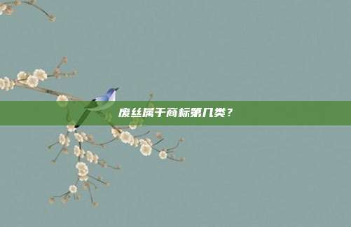 废丝属于商标第几类？