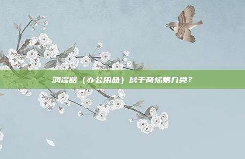 润湿器（办公用品）属于商标第几类？