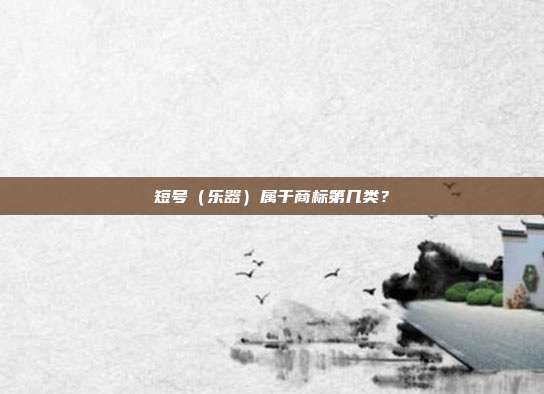 短号（乐器）属于商标第几类？