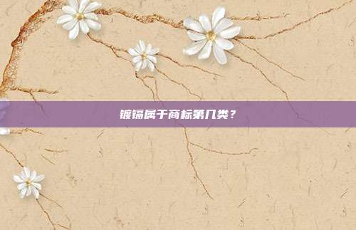 镀镉属于商标第几类？