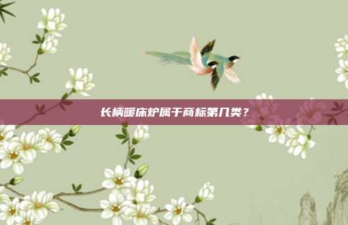 长柄暖床炉属于商标第几类?