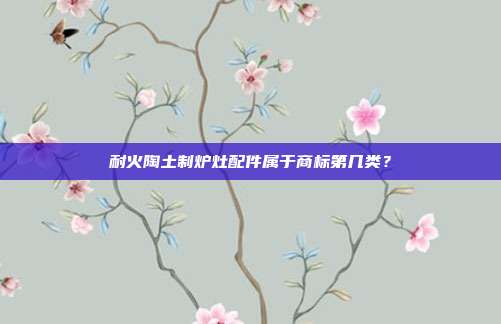 耐火陶土制炉灶配件属于商标第几类？
