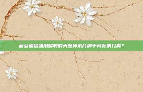葡萄酒提味用烤制的天然碎木片属于商标第几类？