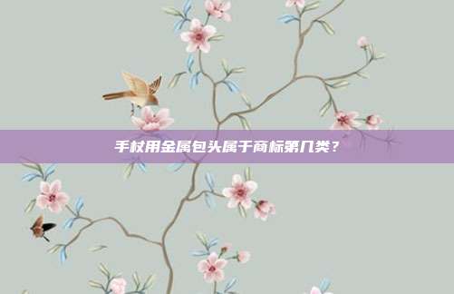 手杖用金属包头属于商标第几类?