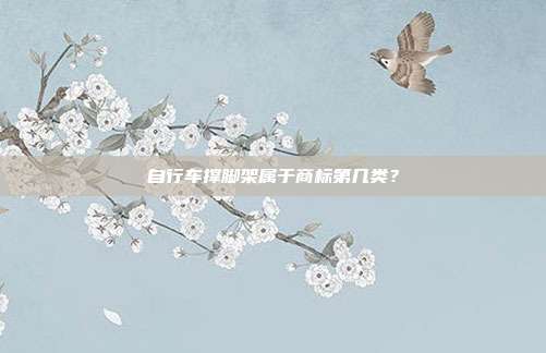 自行车撑脚架属于商标第几类?