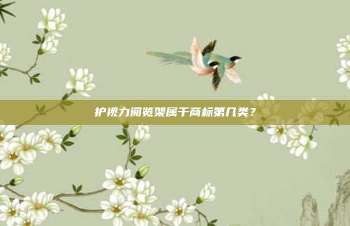 护视力阅览架属于商标第几类?