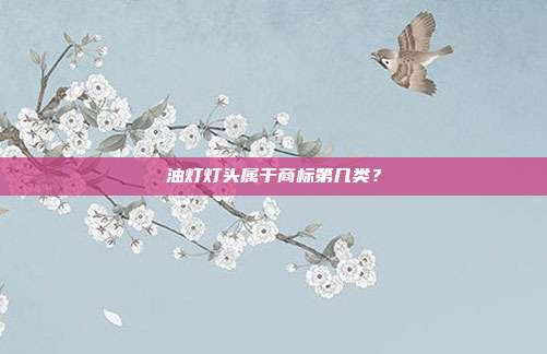 油灯灯头属于商标第几类？