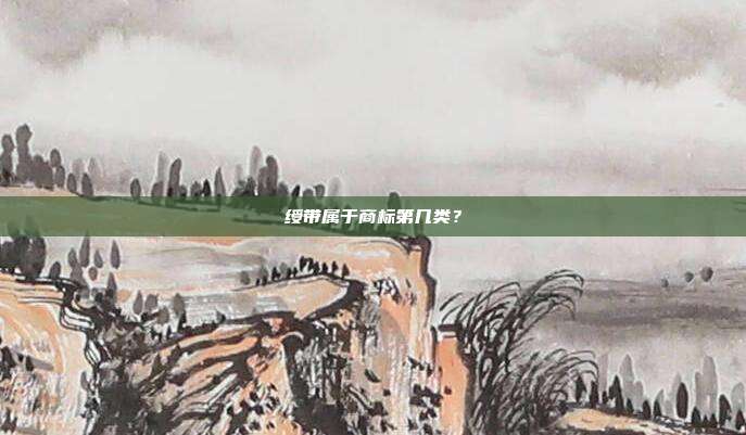 绶带属于商标第几类？