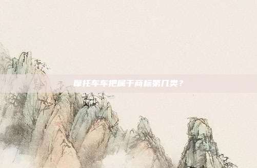 摩托车车把属于商标第几类？