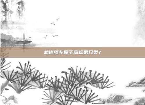 轨道缆车属于商标第几类？