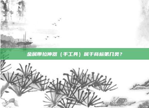 金属带拉伸器（手工具）属于商标第几类？