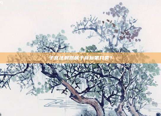 子宫注射器属于商标第几类？