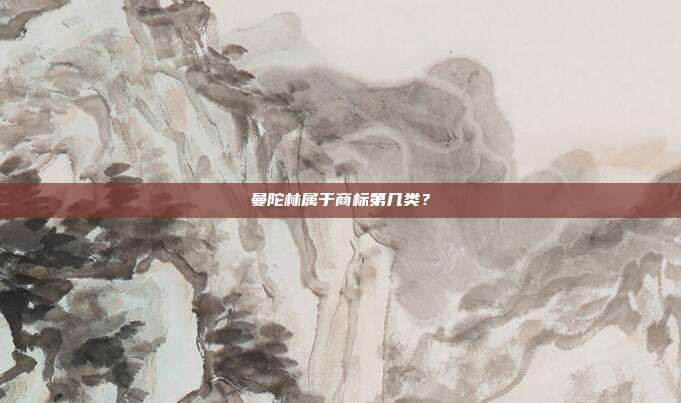 曼陀林属于商标第几类？