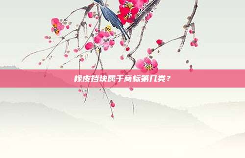 橡皮挡块属于商标第几类？