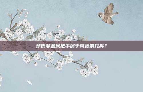 球形非金属把手属于商标第几类？