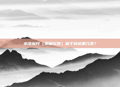 水准标尺（测量仪器）属于商标第几类？