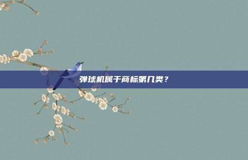 弹球机属于商标第几类？