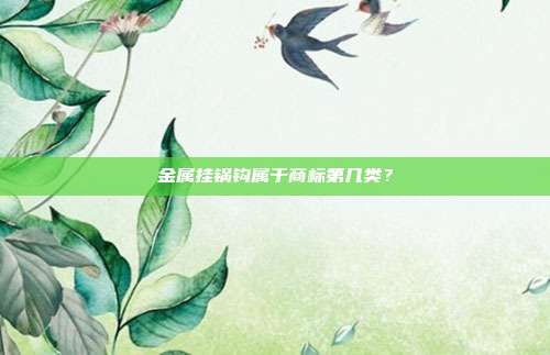 金属挂锅钩属于商标第几类?
