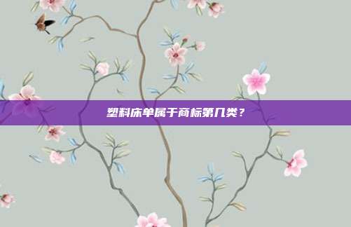 塑料床单属于商标第几类？
