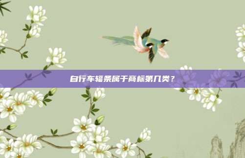 自行车辐条属于商标第几类?