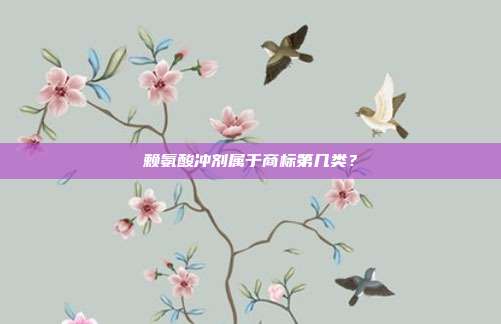赖氨酸冲剂属于商标第几类？