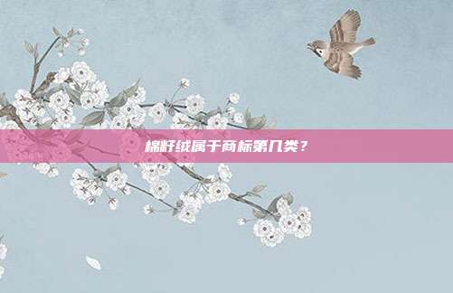 棉籽绒属于商标第几类?