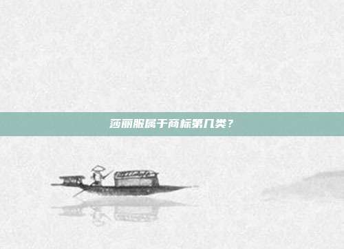 莎丽服属于商标第几类?