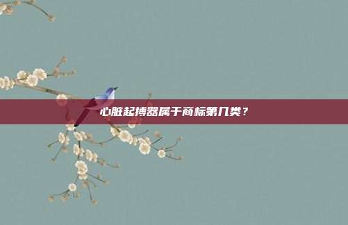 心脏起搏器属于商标第几类?