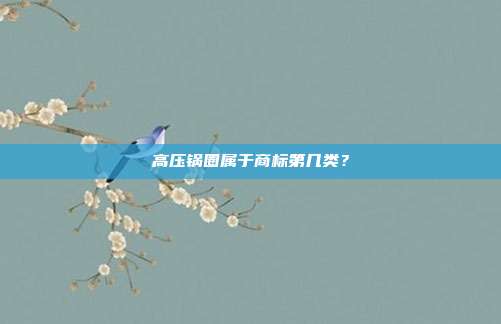 高压锅圈属于商标第几类？