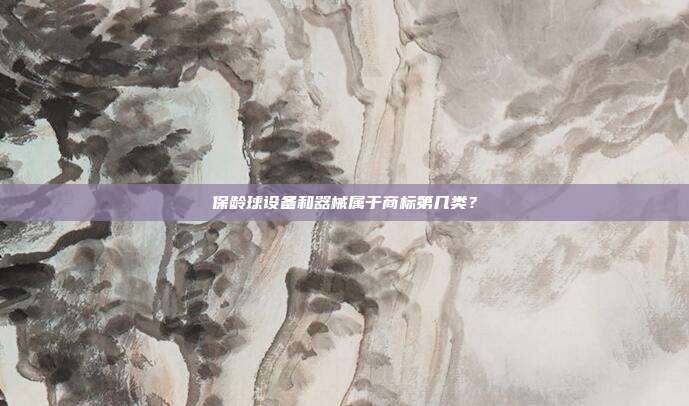 保龄球设备和器械属于商标第几类？