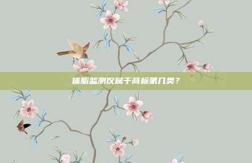 体脂监测仪属于商标第几类？