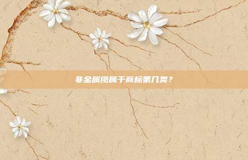 非金属缆属于商标第几类？