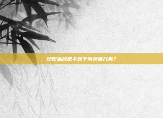 球形金属把手属于商标第几类？