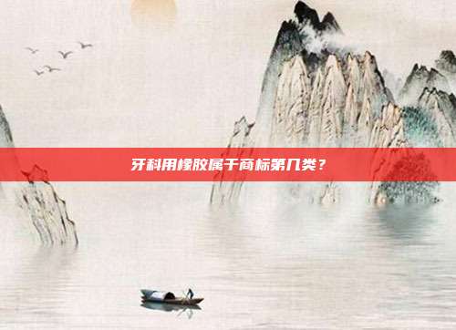 牙科用橡胶属于商标第几类？