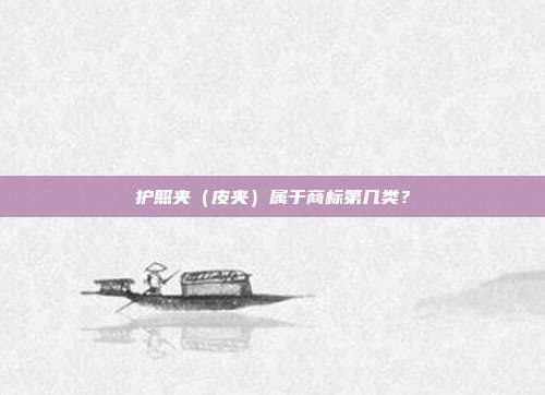 护照夹（皮夹）属于商标第几类？