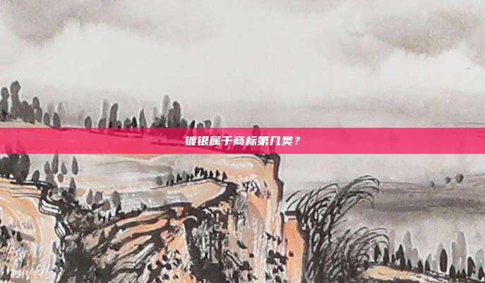 镀银属于商标第几类？