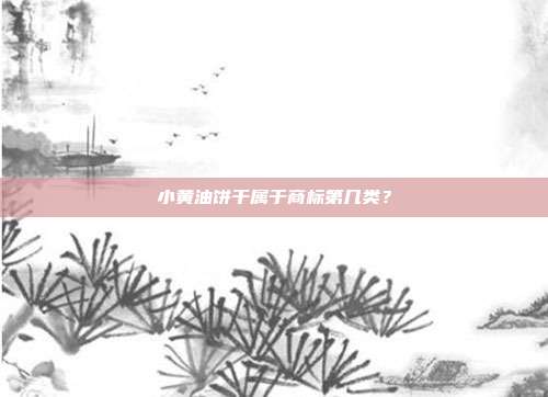 小黄油饼干属于商标第几类？