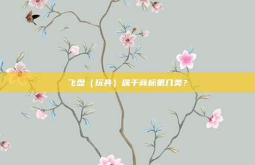 飞盘（玩具）属于商标第几类？