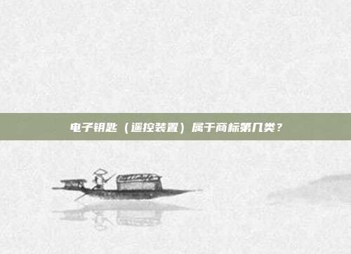 电子钥匙（遥控装置）属于商标第几类？