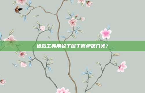 运载工具用轮子属于商标第几类?