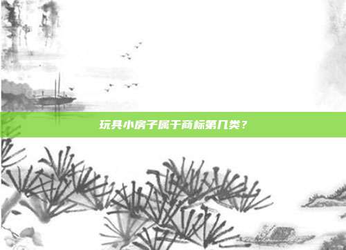 玩具小房子属于商标第几类?