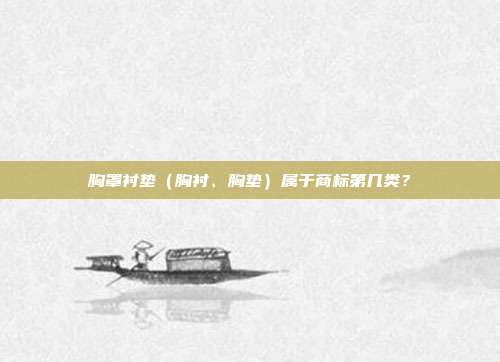 胸罩衬垫(胸衬、胸垫)属于商标第几类?