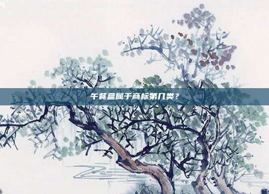 午餐盒属于商标第几类?