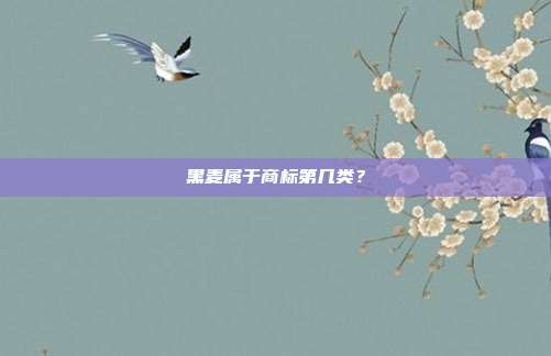 黑麦属于商标第几类？