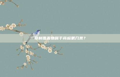 草制覆盖物属于商标第几类？