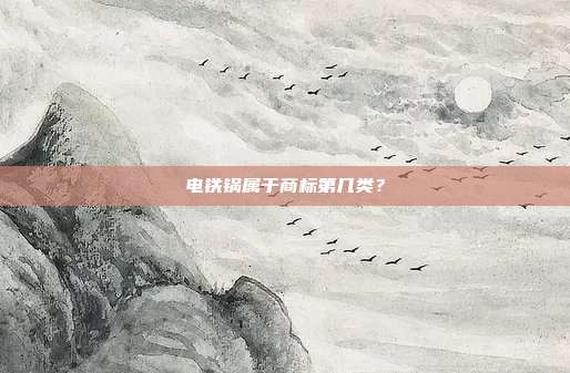 电铁锅属于商标第几类？