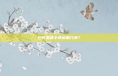 贮存架属于商标第几类？