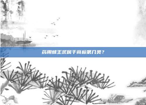 药用蜂王浆属于商标第几类？