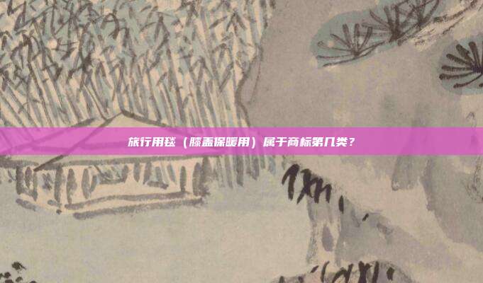 旅行用毯（膝盖保暖用）属于商标第几类？