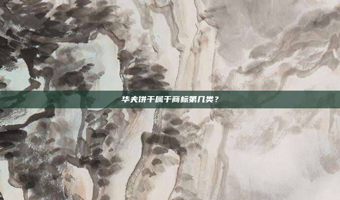 华夫饼干属于商标第几类？